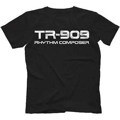 TR-909 T-Shirt 100% Cotton Synthesiser Drum Machine Analog Retro 808 707 • $18.64