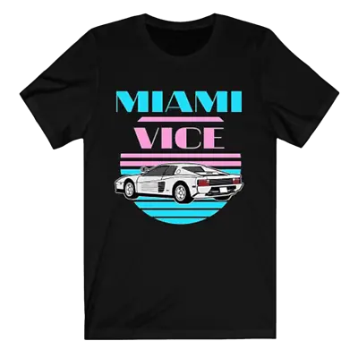 Miami Vice Police Car Don Johnson T-Shirt • $19.99