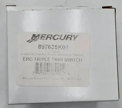 Mercury 897635K01 ERC Triple Trim Switch Dash Mount Kit Assembly OEM/Genuine • $299.88