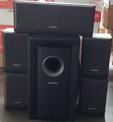 Samsung PS-WA200PE Subwoofer PS-CA200PE Center Speaker 4 PS-SA200PE Speakers • $188.65