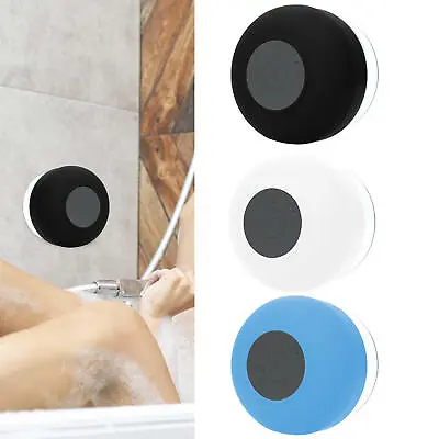 Shower Mini Speaker Waterproof Speaker Player With Suction Cup Audio Music  • $10.91