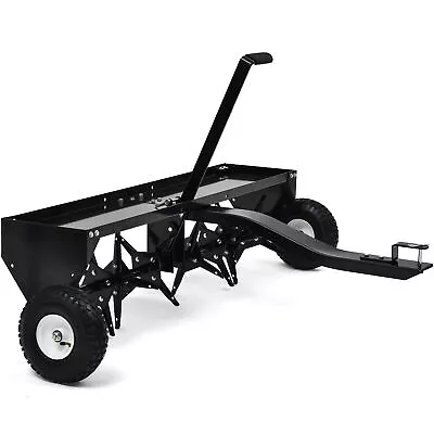 40  101CM Tow Plug Lawn Aerator Lawn Spike Aerator Lawn& Garden Steel Heavy Duty • $180.49