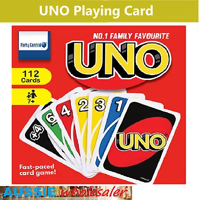 AU UNO!™ PLAYING CARDS Classic Game - Easy To Pick Up Impossible To Put Down! • $4.89