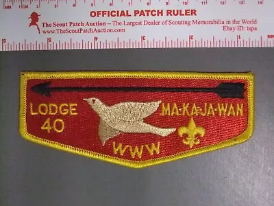 Boy Scout OA 40 Ma-ka-ja-wan Flap 1370NN • $16.66