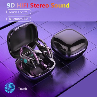 $22.89 • Buy Sweatproof Wireless Bluetooth Earphones Headphones Sport Gym Earbuds With Mic AU