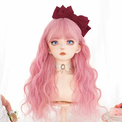 Macaron Lolita Long Cute Ombre Bangs Party Rainbow Wavy Japan Bob Cosplay Wig • £22.79