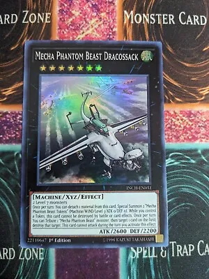 Yu-Gi-Oh! Mecha Phantom Beast Dracossack INCH-EN051 1st Edition Super NM C3/ • $3.50