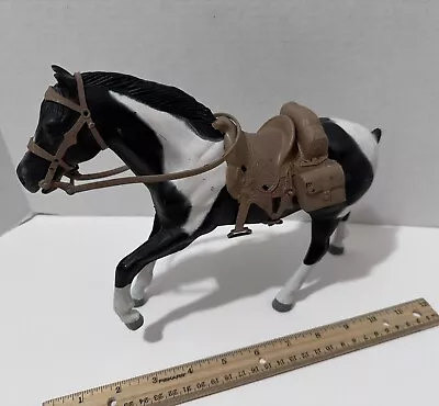 Vintage Bonanza American Character Black And White Horse PLZ READ • $29.99