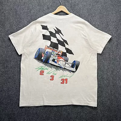 Vintage Marlboro Shirt Mens 2XL White 90s Pocket F1 Racing Race Car Formula One • $59.95