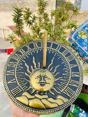 Sundial Clock NauticalMart Brass Garden - 8.5” Diameter • £75.04