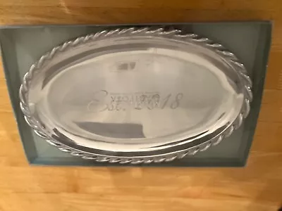 Mariposa Oval 12  Aluminium Tray - Engraved  Est. 2018  - Beautiful • $30