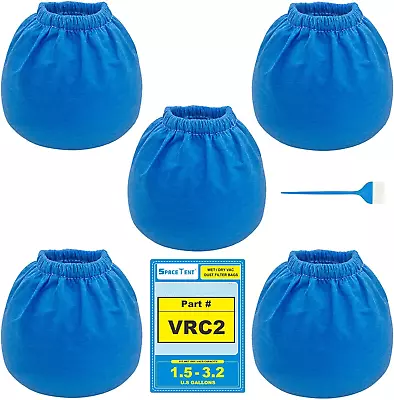 5 Pack VRC2 Vacuum Filter For Armor All 2.5 Gallon And Vacmaster 1.5 To 3.2 Gall • $18.69