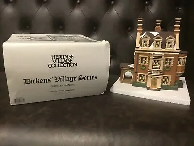 Dept 56 Dursley Manor 1995 Christmas Dickens Cottage Village Lighted House 58329 • $34