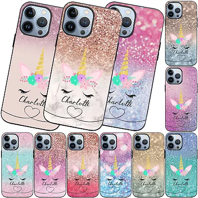 Unicorn Personalised Case For IPhone 15 14 13 Pro Max 12 11 Soft Silicone Cover • £5.51
