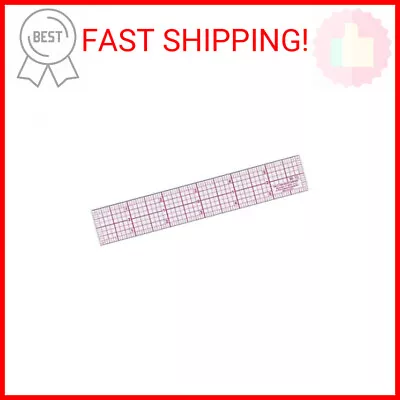 Westcott W-10 6-Inch 8ths Graph Ruler Transparent 1 X 6 In • $4.75