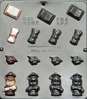 $6.99 • Buy Graduation Assortment Small Chocolate Candy Mold  8002 NEW