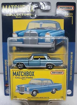 Matchbox 1962 Mercedes-Benz 220 SE #15/20    2021 Matchbox Collectors/Thailand • $8.99