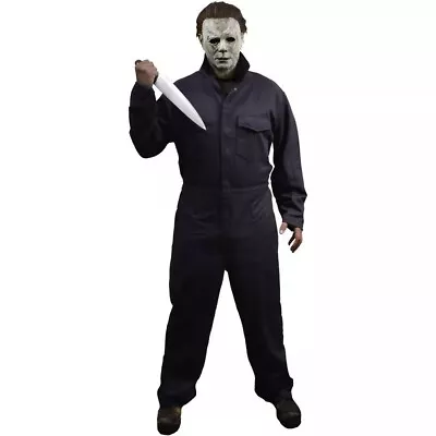 Halloween Michael Myers Jumpsuit & Mask Costume Cosplay - Adult Standard • $39.99