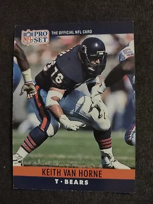 1990 Pro Set Keith Van Horne Chicago Bears #58 Football Card • $1.50