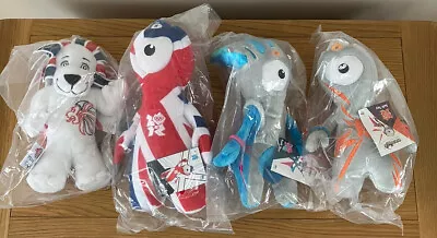 London 2012 Olympic Games Team GB Mascots New In Original Bags And Original Tags • £13.50