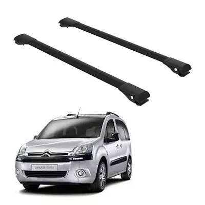 Roof Rack Cross Bars Set To Fit Citroen Berlingo II 2008-2012  Black Set • $115