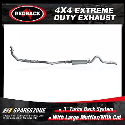 Redback 409 SS Exhaust Large Muffler & Cat For Holden Colorado RC Rodeo RA • $1832.95