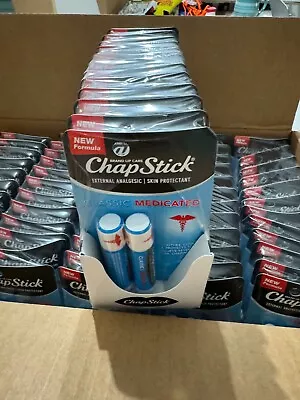 72-Count ChapStick Classic Medicated Lip Balm .30oz 2-Tube Each 144 Tubes  02/25 • $139.99