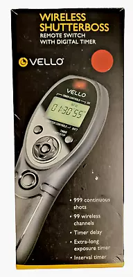 Vello Shutterboss Remote Switch With Digital Timer Nikon RCW-3-N  NOB • $28.10