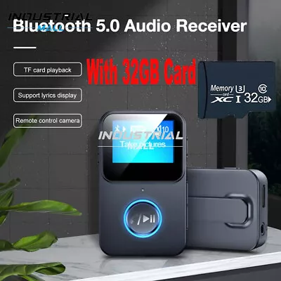 MP3 Player 32GB With Bluetooth 5.0 Music Speakers With Clip For Sports Running • $17.09