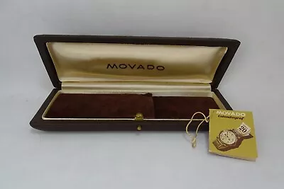 Movado Watch Box  Vintage 1950's • $600