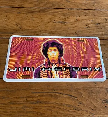 Jimi Hendrix Official License Plate Psychedelic Vintage 2000 Authentic Zion Root • $22.18