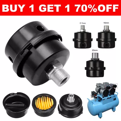 Filter Squelch Muffler Spare Parts Metal Air Compressor Intake Air Compressor AU • $13.99