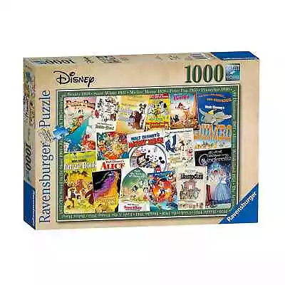 Ravensburger Disney Vintage Movie Posters 1000pc Puzzle RB19874-0 • $34.90
