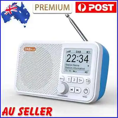 $61.64 • Buy C10 Alarm Clock DAB DAB+ FM Bluetooth-compatible Radio For TF Card MP3 Player