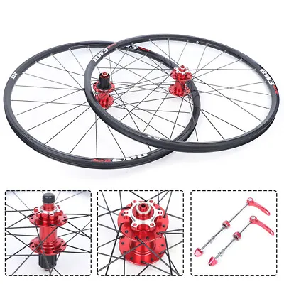 Bike Wheels QR 8/9/10/11 Speed 27.5'' MTB Bike Front Rear Disc Brake Wheel Kit • $116.85