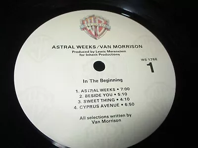 1979 Issue VAN MORRISON Astral Weeks US LP Warner Bors. Shield Logo 1768 VG/VG+ • $29.99