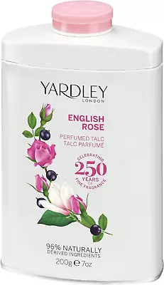 Yardley London English Rose Perfumed Talc For Her 200 G • £12.39