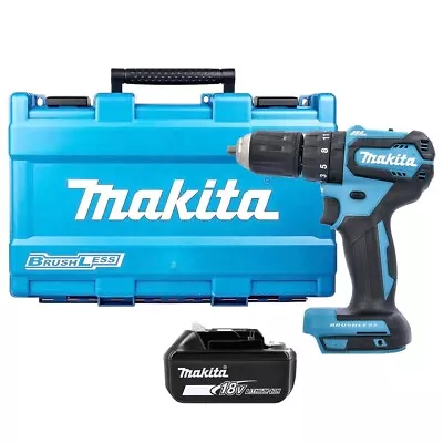 Makita DHP483ZJ 18V LXT Brushless Combi Drill With 1 X 3Ah Battery & Case • £121.45