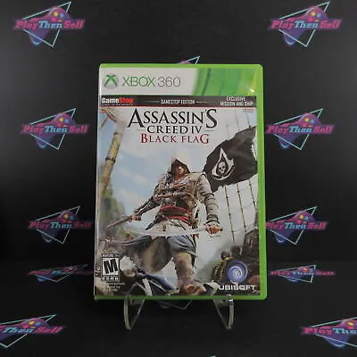 Assassin's Creed IV 4 Black Flag Gamestop Edition Xbox 360 - Complete CIB • $13.95