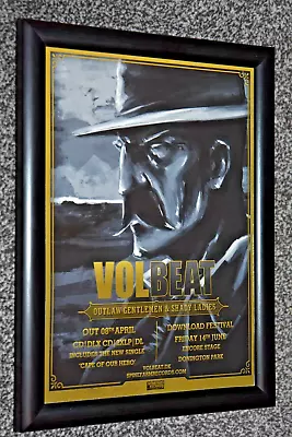 VOLBEAT Framed A4 Outlaw Gentlemen Shady Ladies ALBUM 2013 Original ART Poster • $17.39