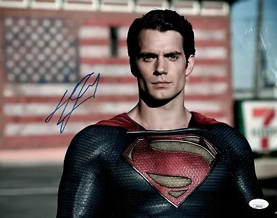 HENRY CAVILL Signed 11x14 MAN OF STEEL SUPERMAN Photo Autograph JSA COA CERT • $500