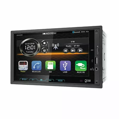 Soundstream VM-622HB 2 DIN SD/USB/MP3 Media Player Bluetooth Android Phone Link • $69.90