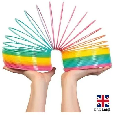 GIANT MAGIC RAINBOW SLINKY SPRINGY Indoor/Outdoor Childrens Classic Toy T22010UK • £15.78