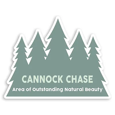 2 X 10cm Cannock Chase England Vinyl Stickers - UK Forest Luggage Sticker #30410 • £3.99