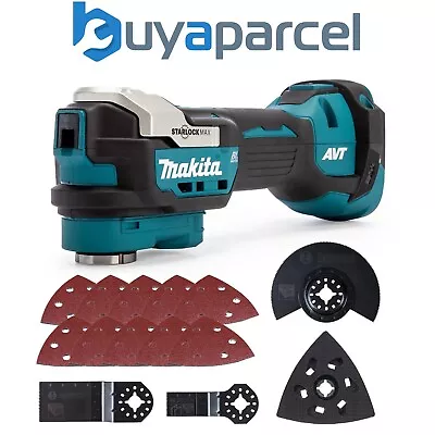 Makita DTM52Z 18v LXT Brushless Multi Tool Starlock Keyless Blade + 14 Accessory • £205.79