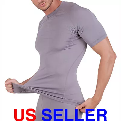 ARMEDES Mens Short Sleeve T-Shirt Cool Dry Compression Baselayer AR 131 • $13.99