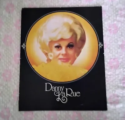 Danny La Rue Collectable  1970s/80s B & W / Colour  Vintage  Theatre  Brochure  • £10