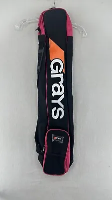 GRAYS Performa Field Hockey Training Bag 38.5” X 6” X 4.7” Black Pink Orange • $26.95