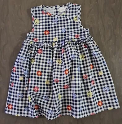 £2.20 • Buy BLUE ZOO Baby Girls 12-18 Months Blue Checked Summer Dress (A576)