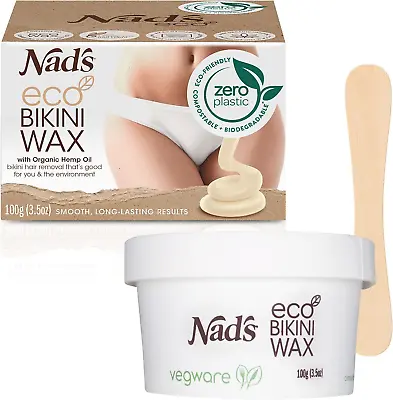 Nad's Eco Bikini Wax Professional Salon Quality Microwaveable Hard Stripless & • £10.63